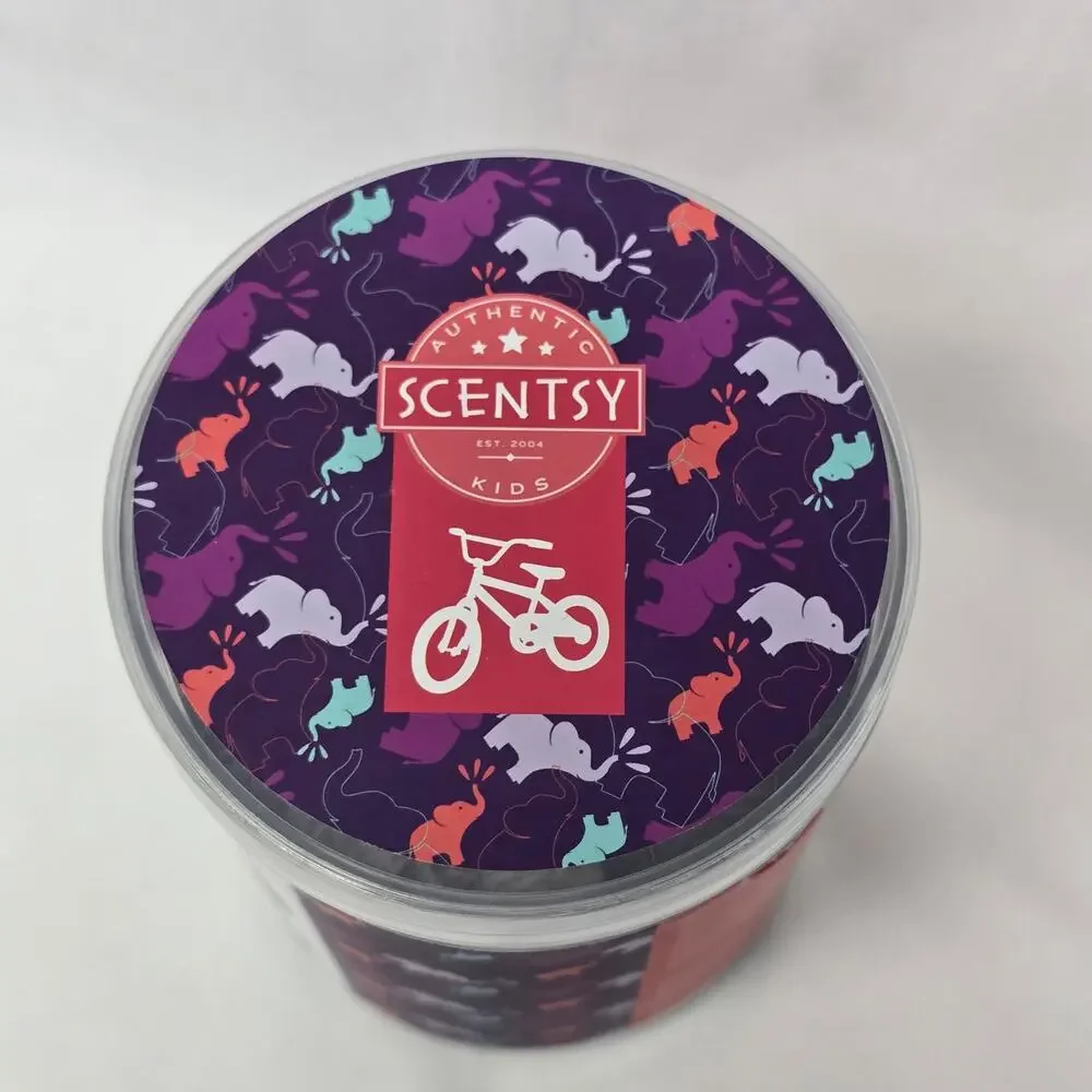 Scentsy Bitty Buddy Gray Elephant Plush Scented Black Raspberry Vanilla Fragrant